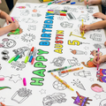 Birthday Large Colouring & Craft Print