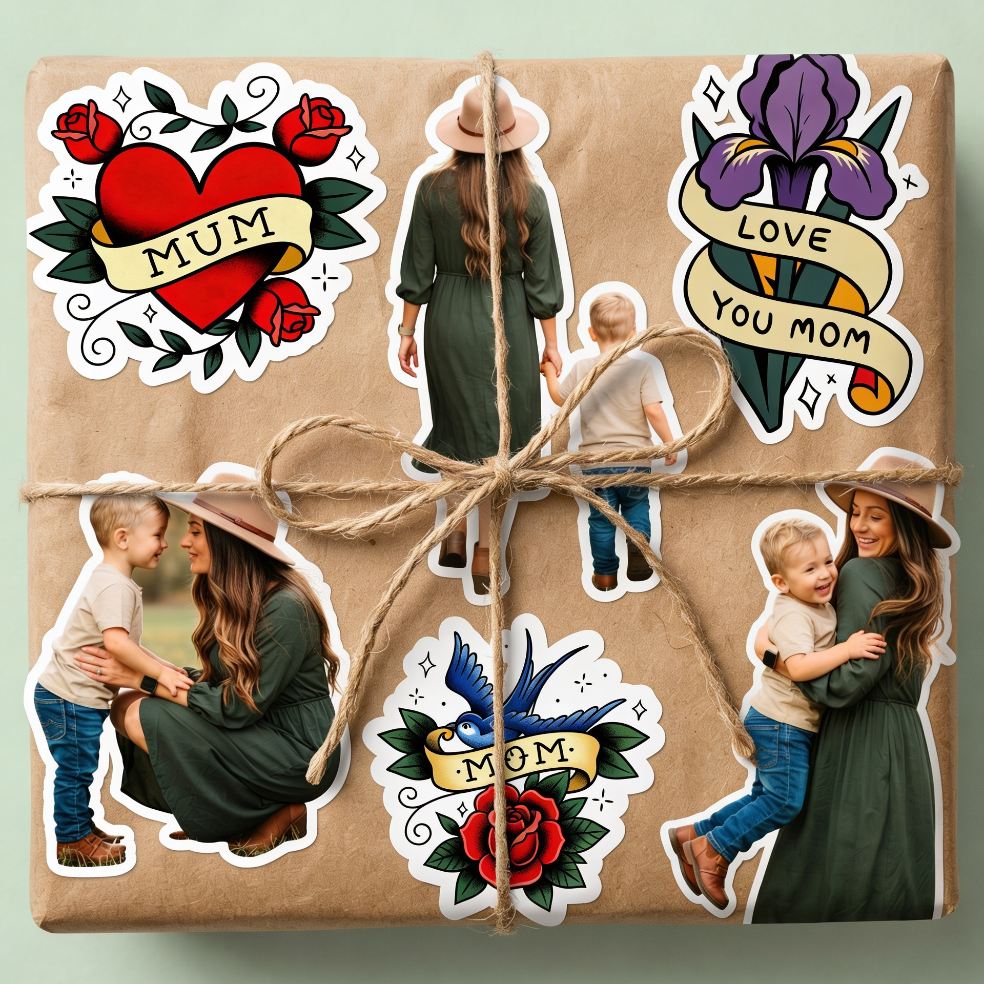 Custom Mother's Day Sticker Sheets