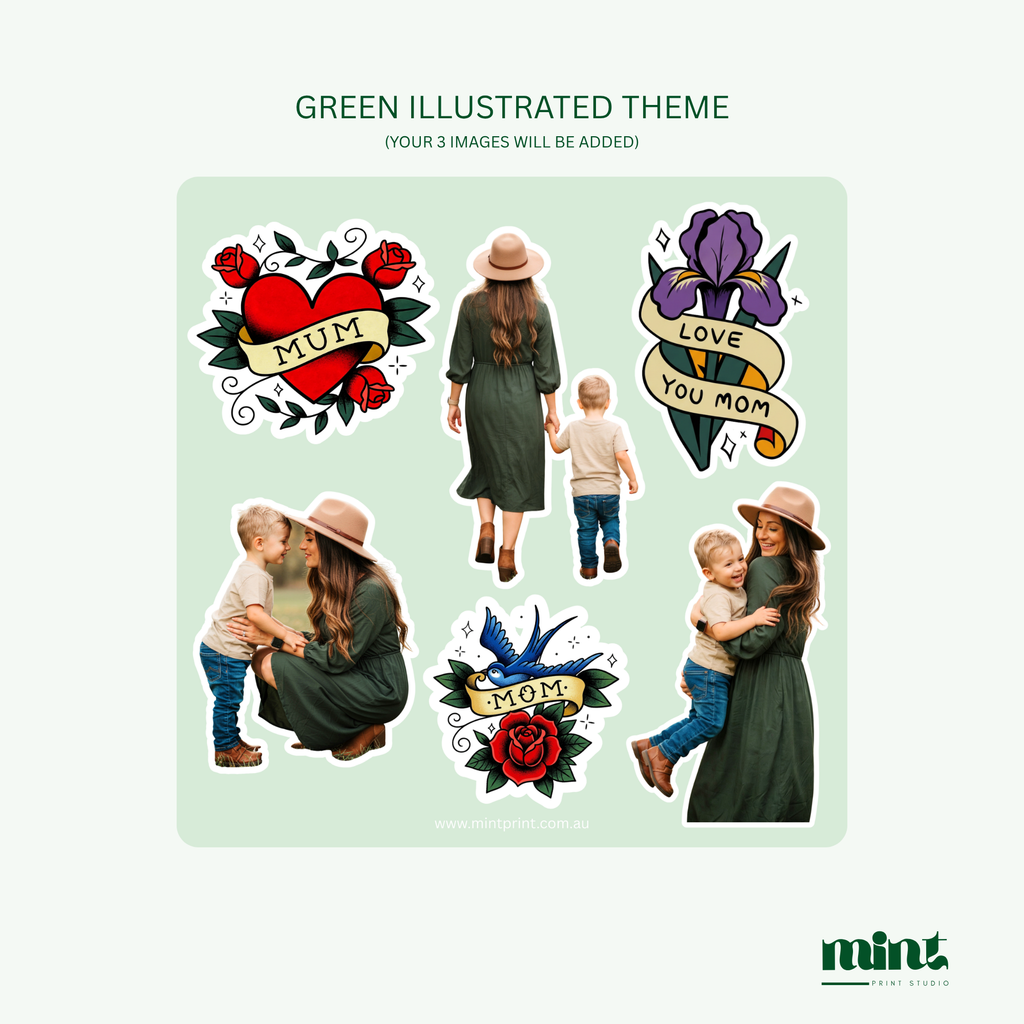 Custom Mother's Day Sticker Sheets