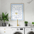 Laundry Mixed Typography | Wall Poster