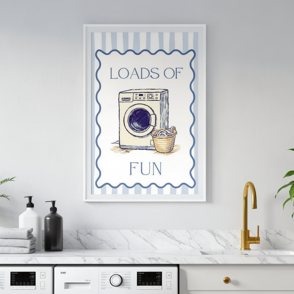 Laundry Loads of Fun | Wall Poster