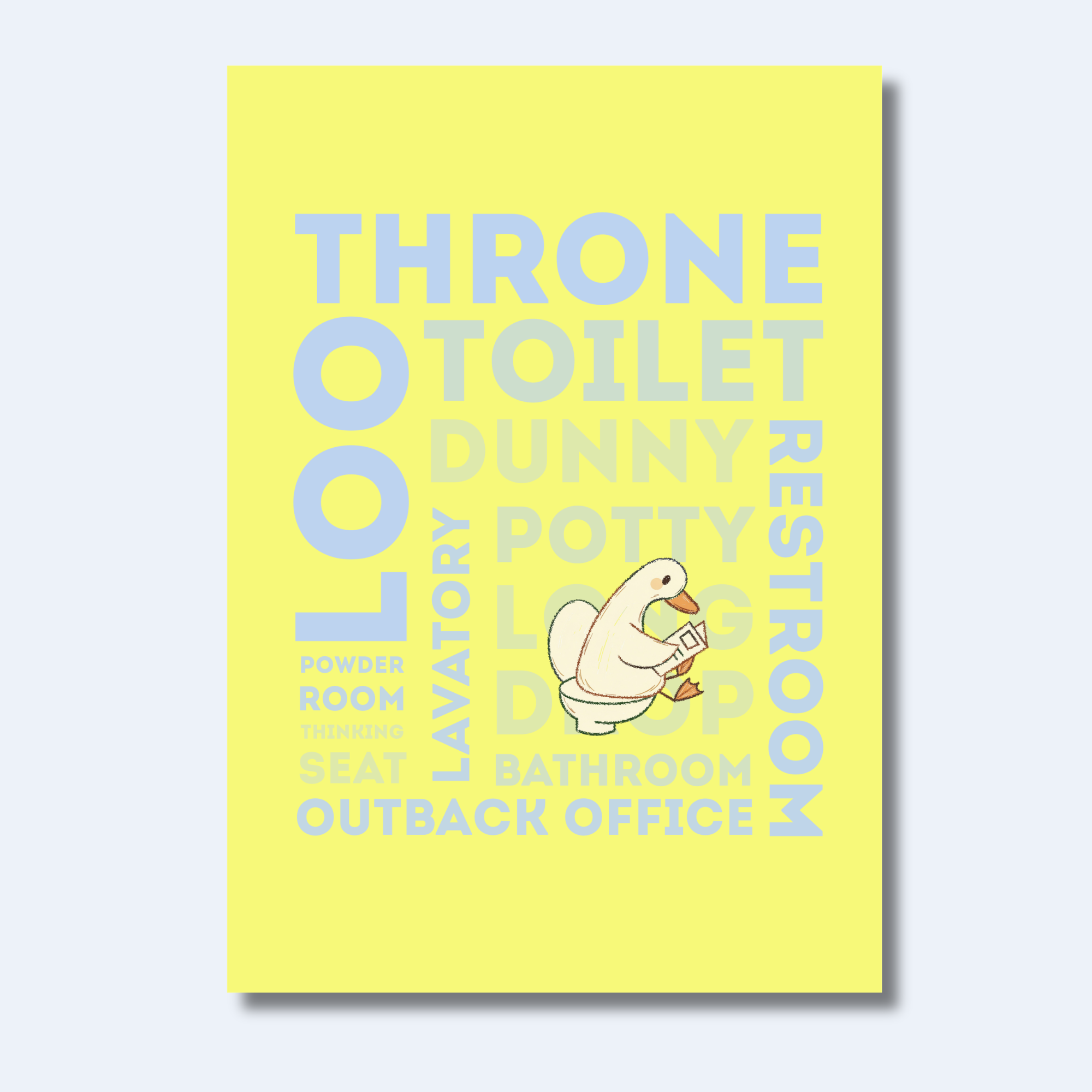 "Loo Language" | Bathroom Wall Poster