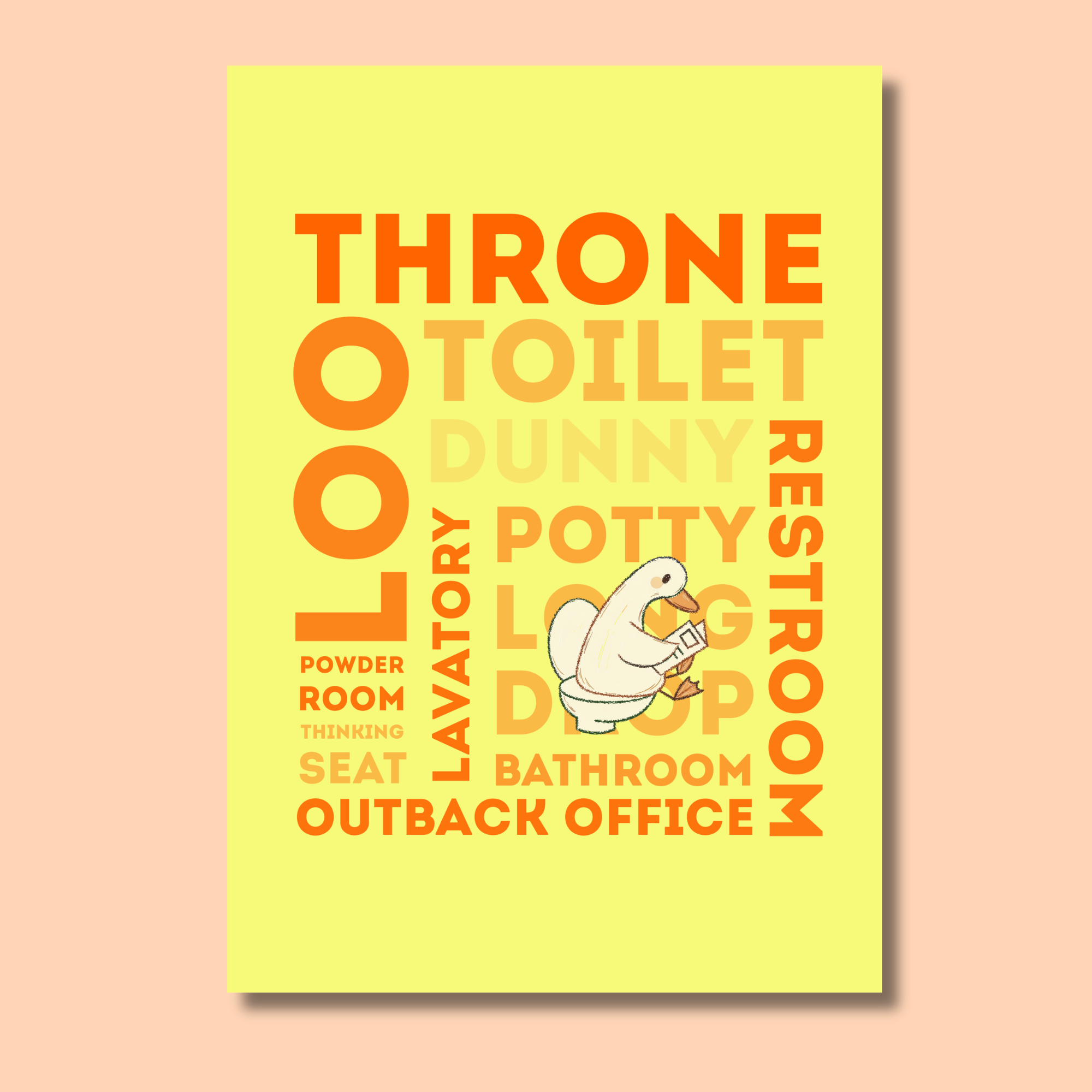 "Loo Language" | Bathroom Wall Poster