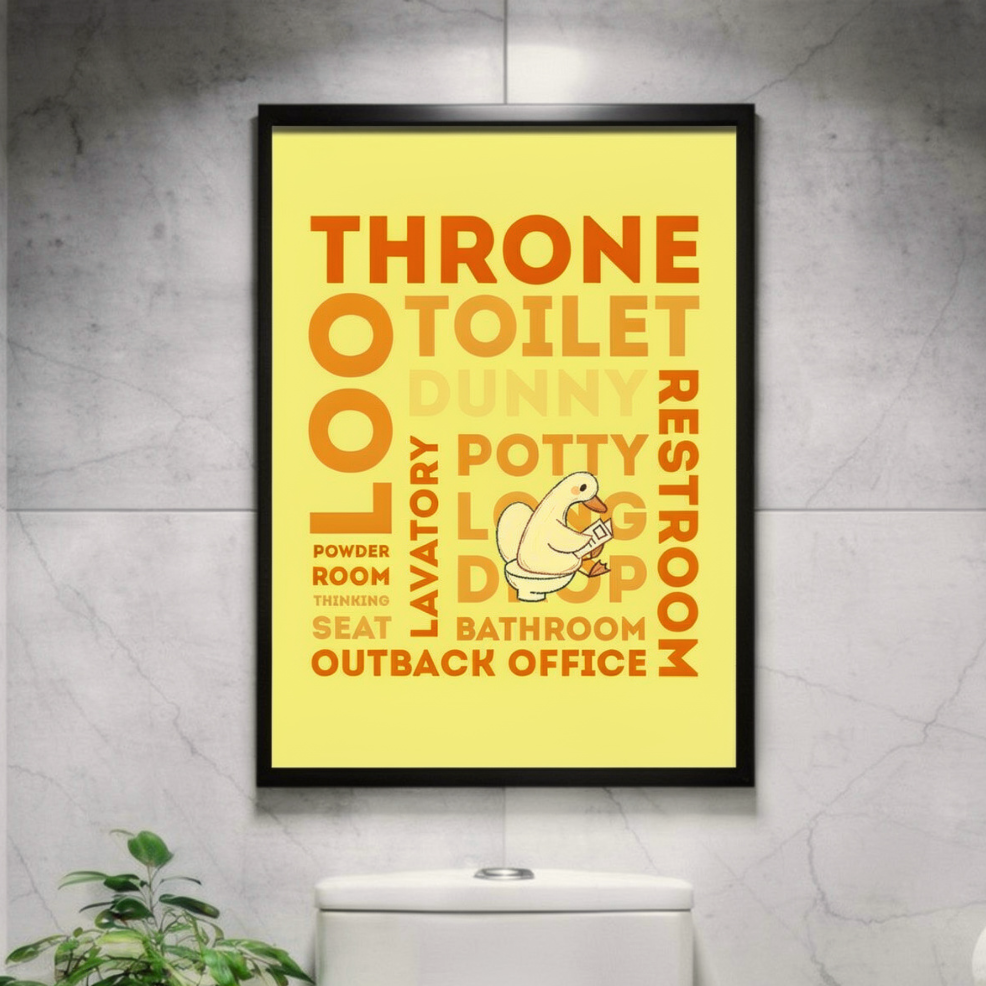 "Loo Language" | Bathroom Wall Poster