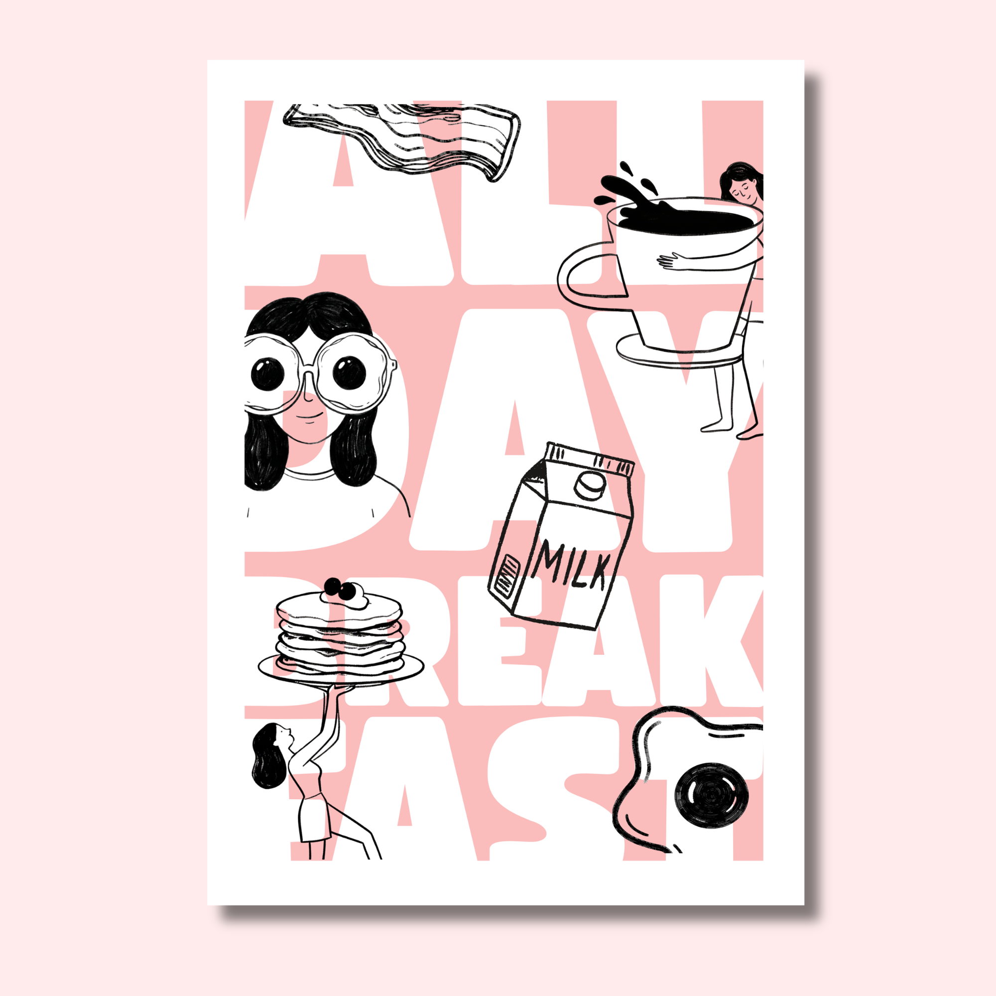 "All day Breakfast" | Kitchen Wall Poster