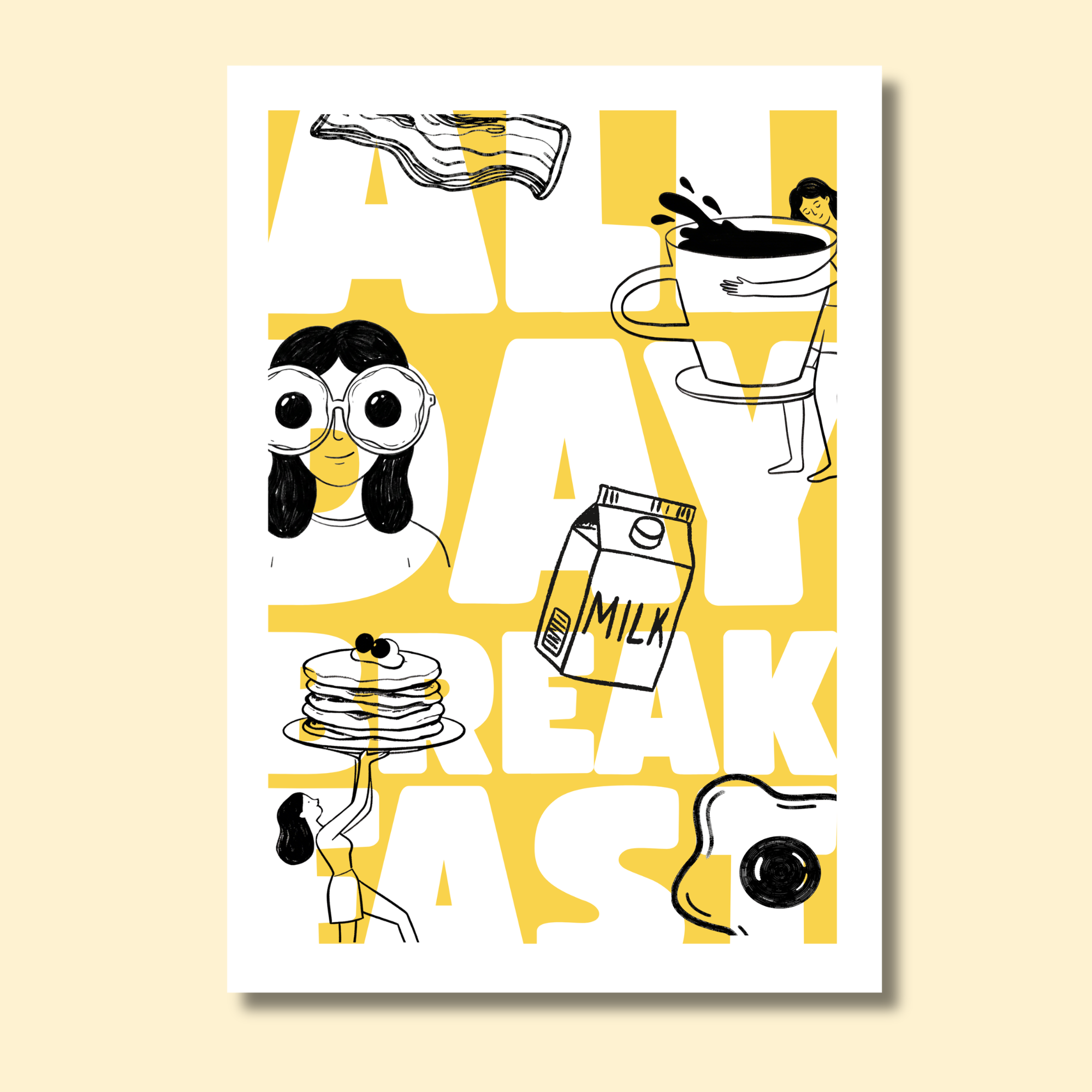 "All day Breakfast" | Kitchen Wall Poster