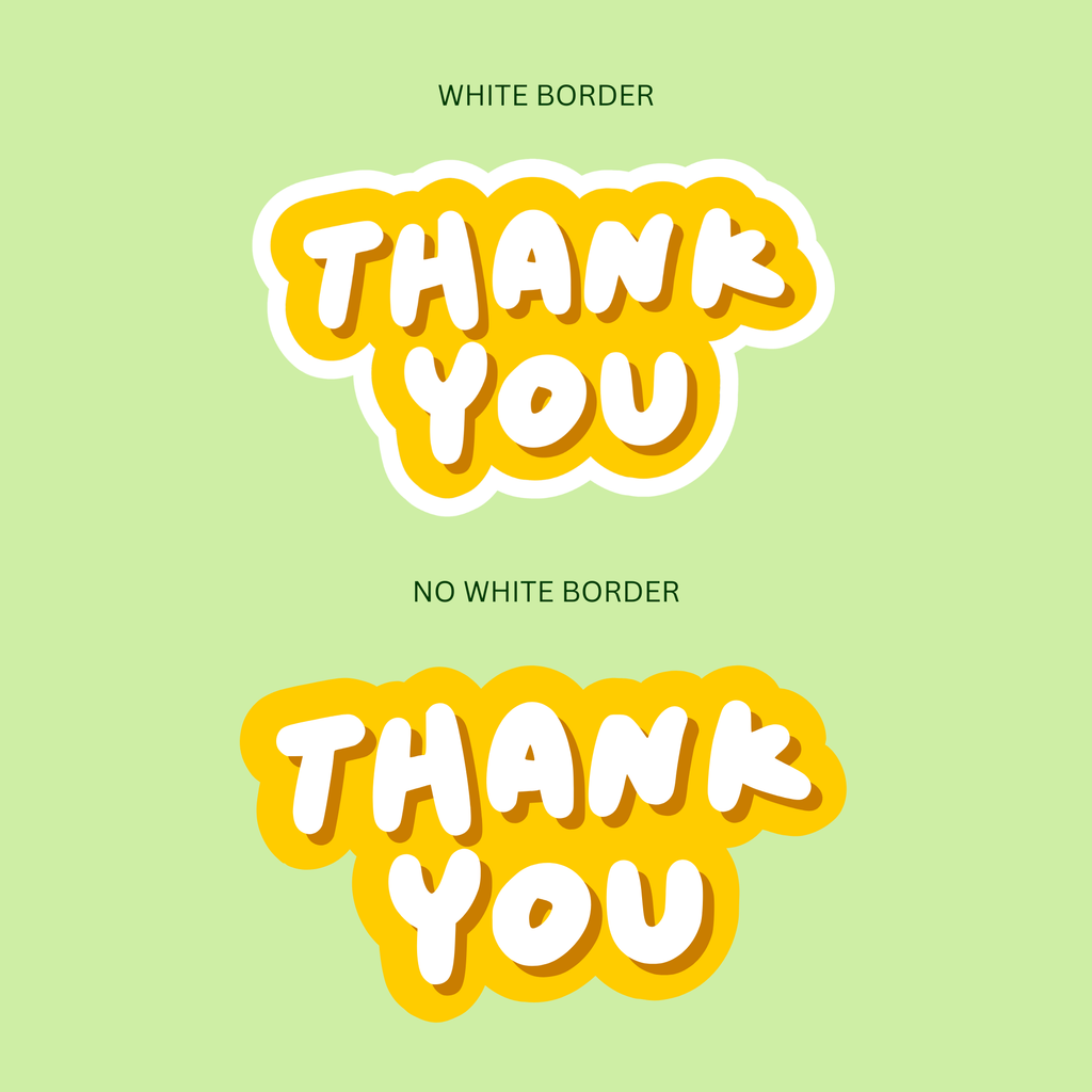 Custom Shape Stickers Sheet | Vinyl