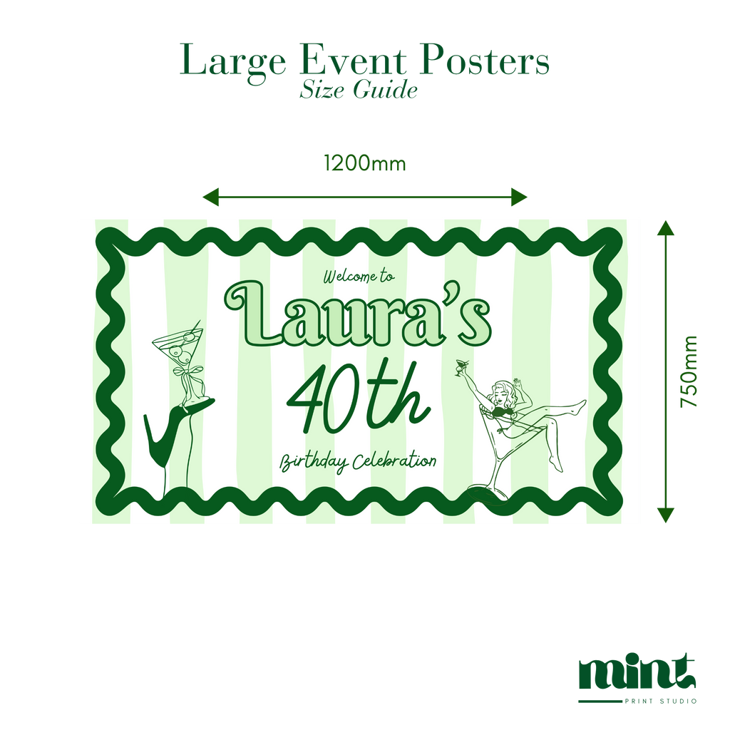 Custom Large Event Poster