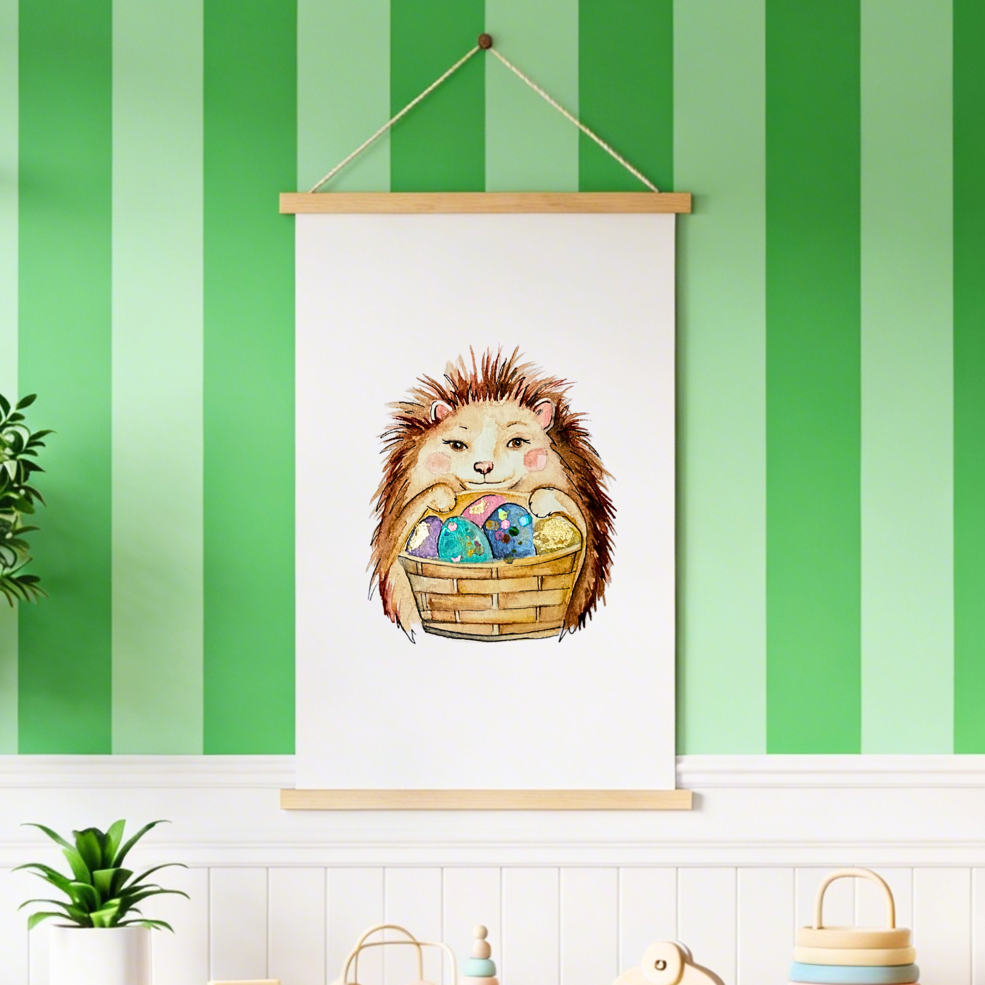 Hedgehog | Wall Art Print