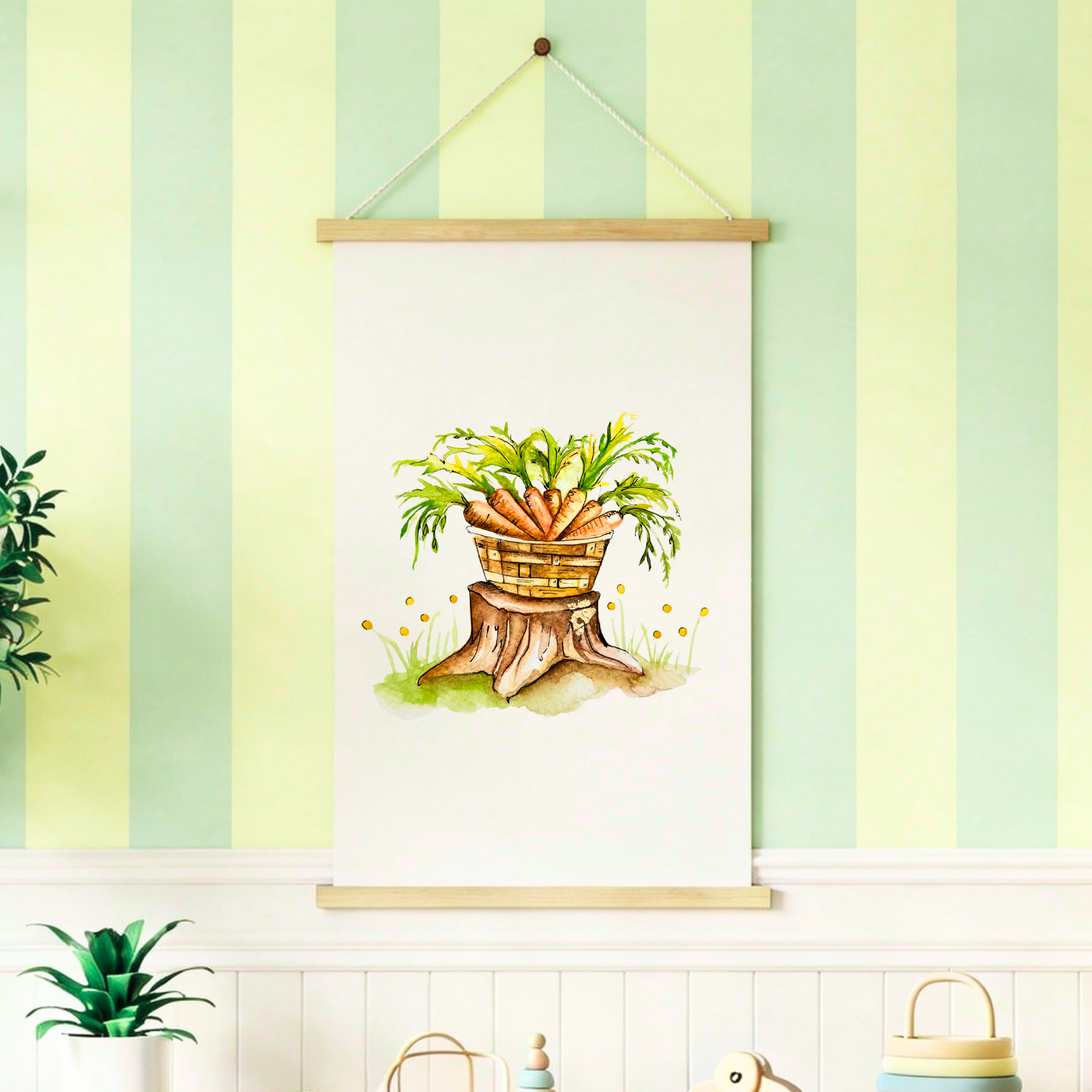 Carrot Harvest | Wall Art Print