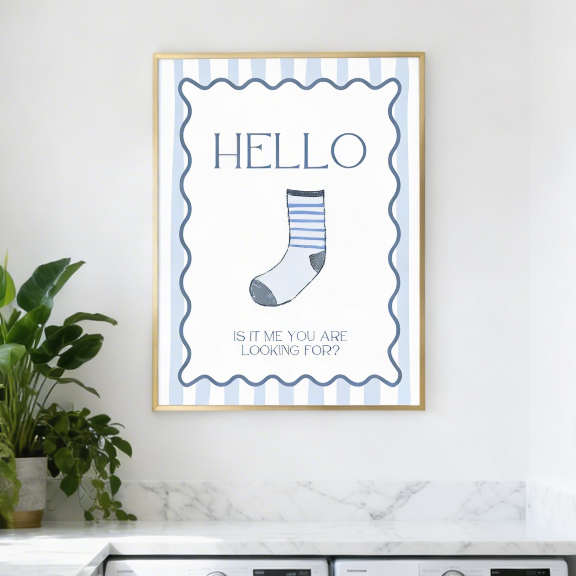 Laundry Missing Sock | Wall Poster