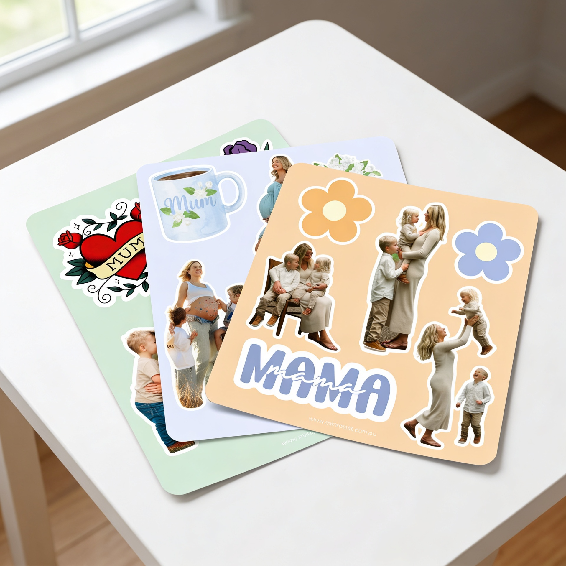 Custom Mother's Day Sticker Sheets