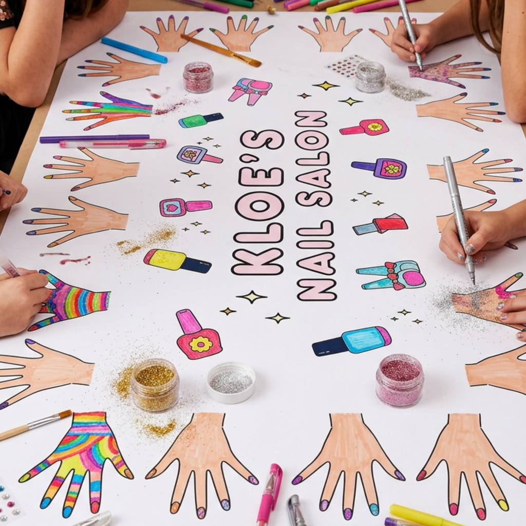 Nail Salon | Large Craft Print