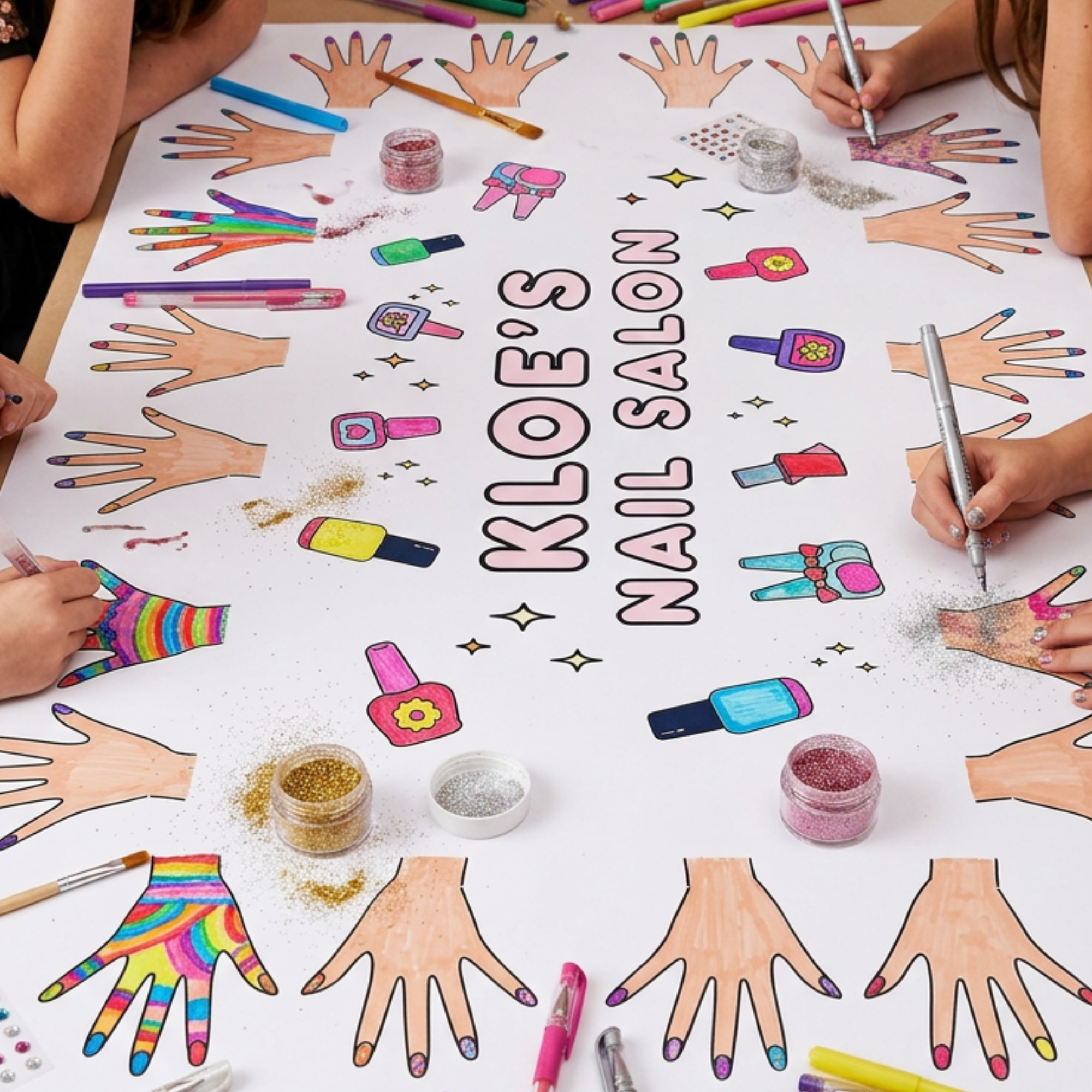 Nail Salon | Large Craft Print
