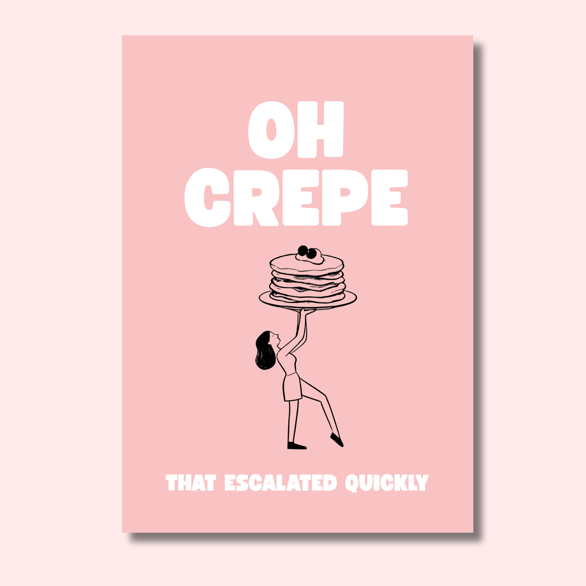 "Oh Crepe" | Kitchen Wall Poster