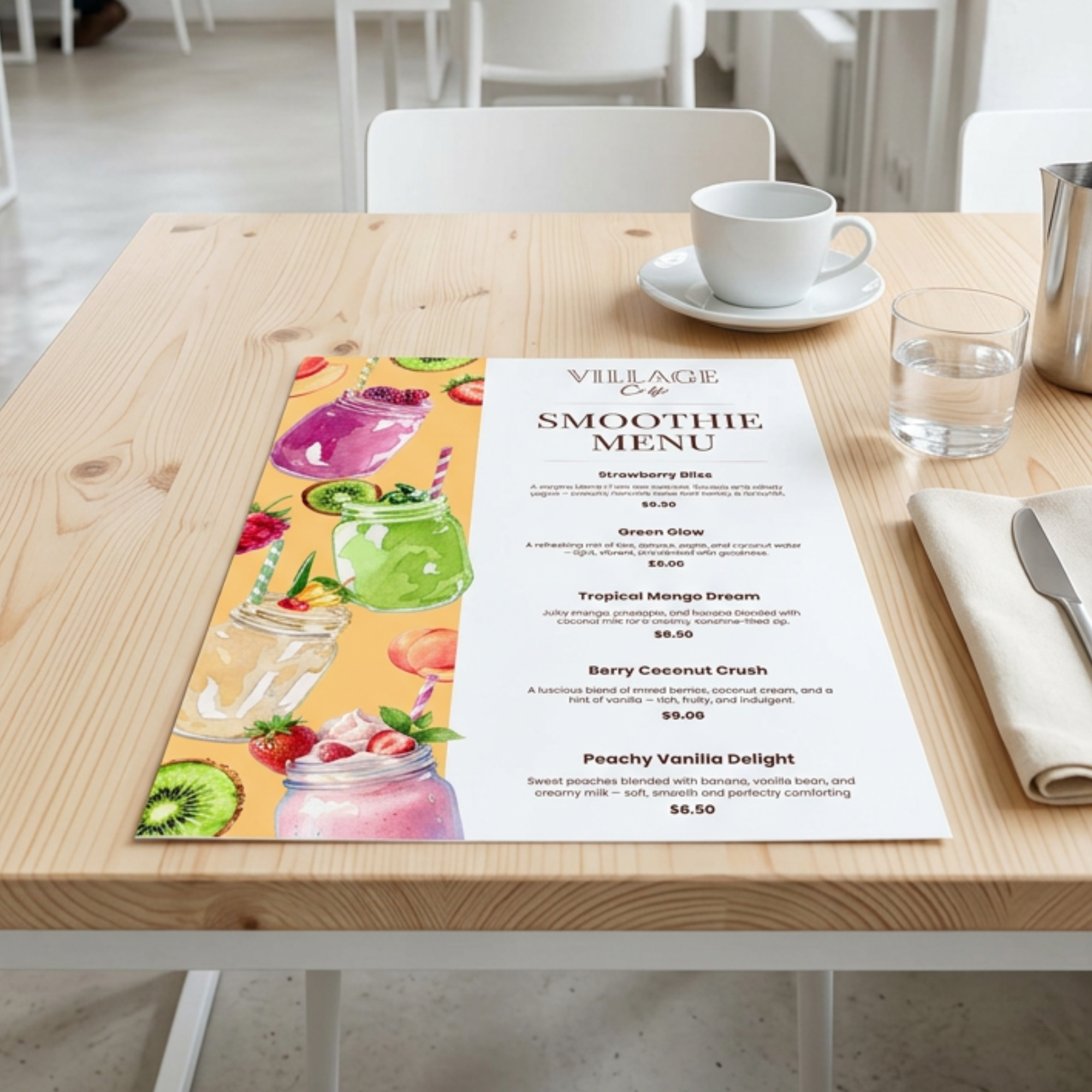 Custom Menu Printing & Design