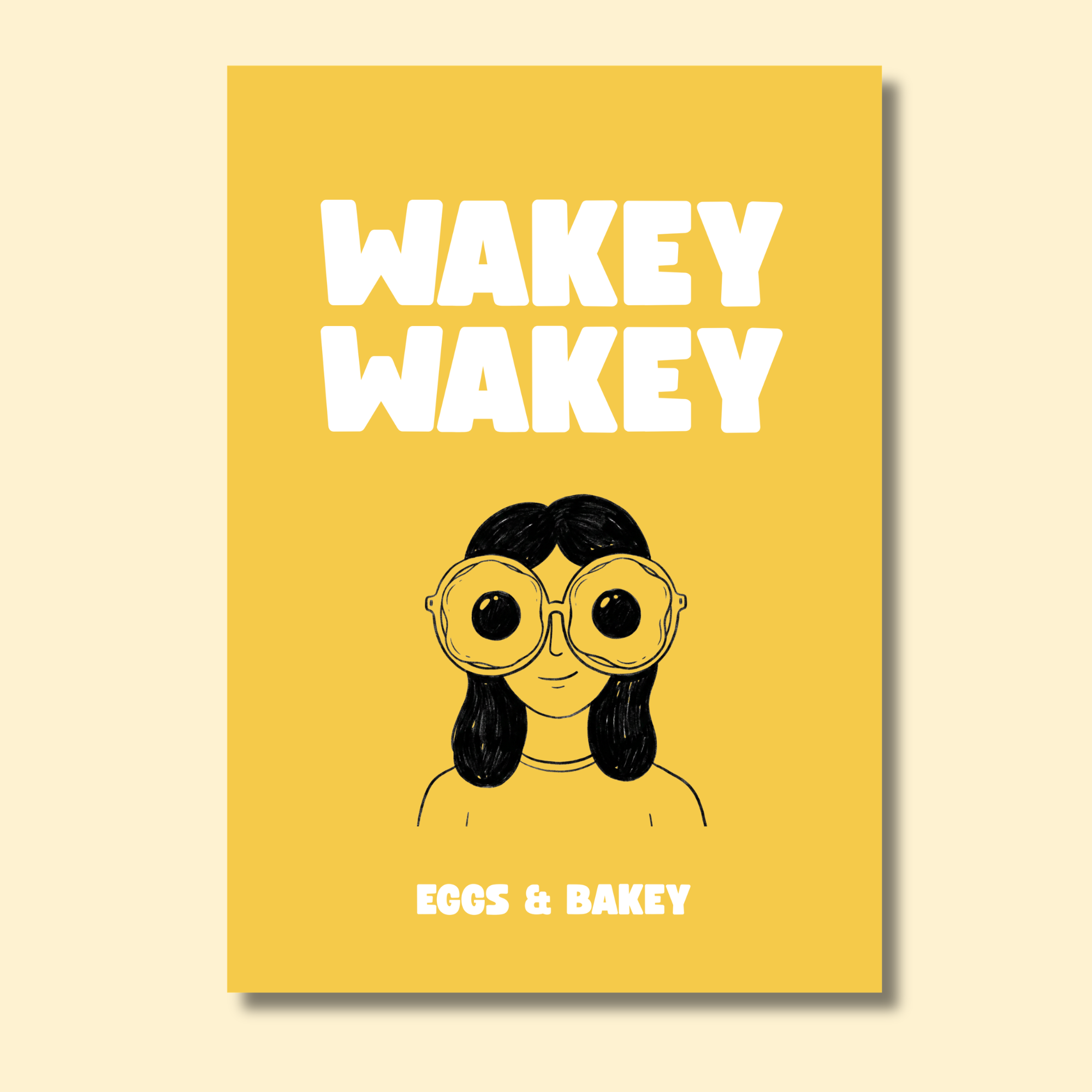 "Wakey Wakey - Eggs & Bakey" | Kitchen Wall Poster